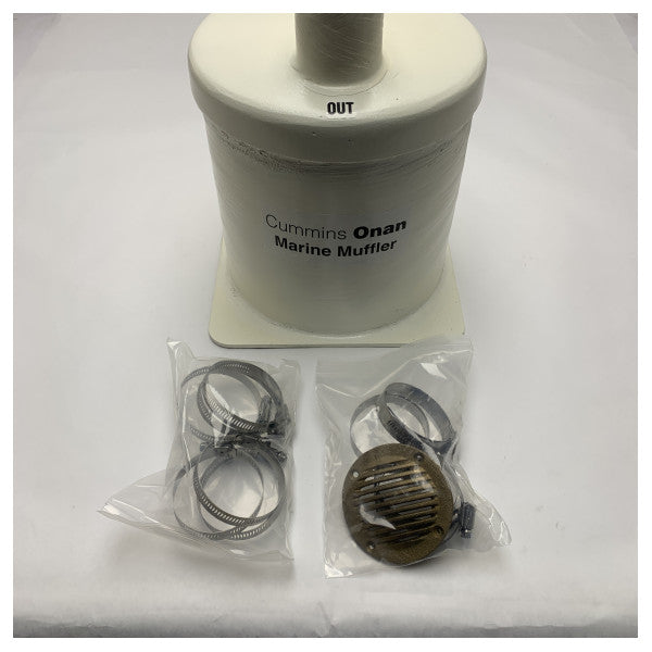 Cummins Onan generator muffler - water lift - 2 - 2.5 inch - 0155-3222