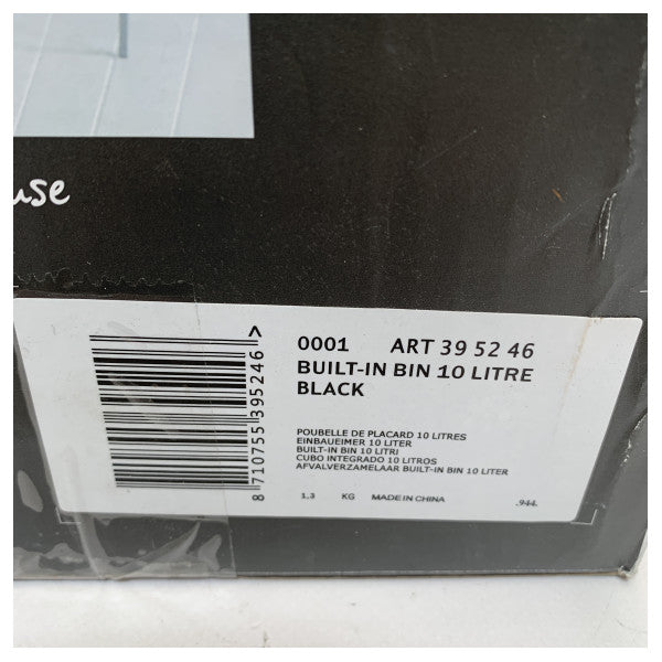 Brabantia 10 litri ta 'mibnija -in | Ibni -in Trash - 39 52 46