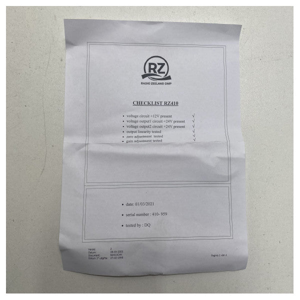 Radio Zeeland RZ410 amp sep | analoginen erotinyksikkö