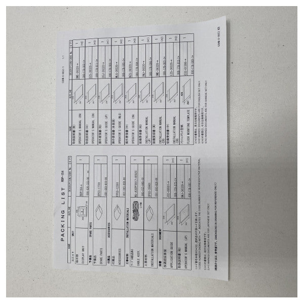 Unità tal-wiri tar-radar tal-banda X-RDP154 FUNO RDP154