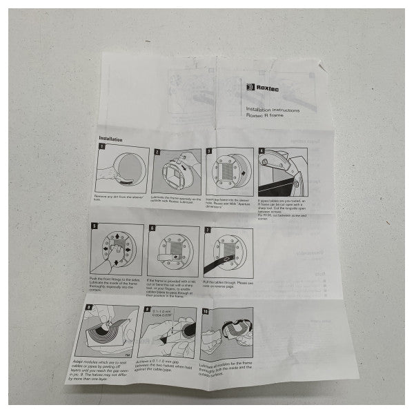 Roxtec Stainless Steel Cable Frame Round Kit - SLFR70
