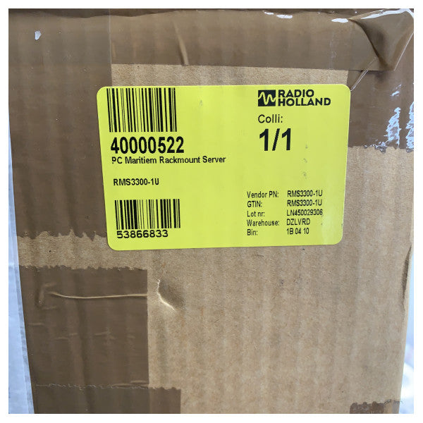 Maritime Rackmount Server PC Maritime RMS3300-1U Robust 1U metalkabinet med Windows 10