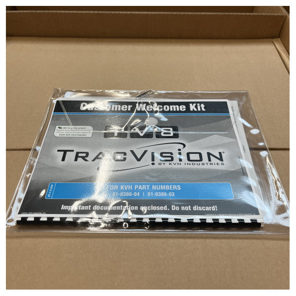 Супутниковий телевізійний приймач KVH TracVision TV8 81 см з підтримкою IP - 01-0386-04