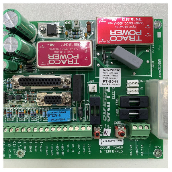 Terminal do ecrã a cores do Skipper PCB ZZZ-010007 - VER E5