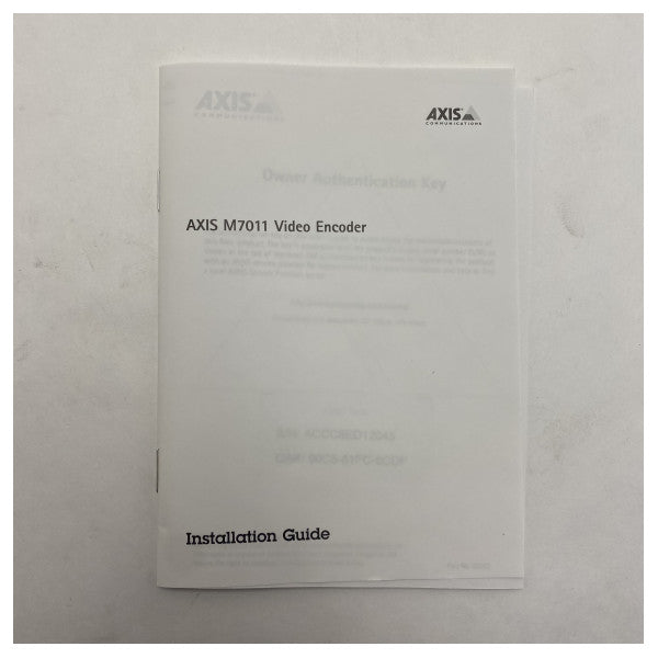 Codificador de vídeo AXIS M7011 - 0764-001