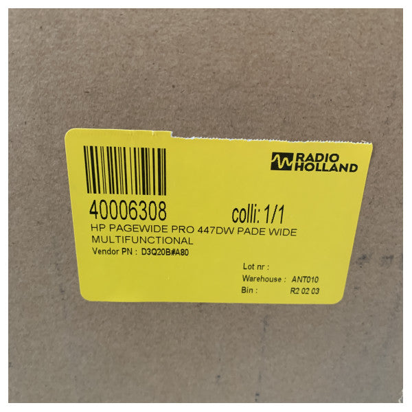 HP Pagewide Pro 447DWインクカートリッジプリンター|スキャナー|ファックス