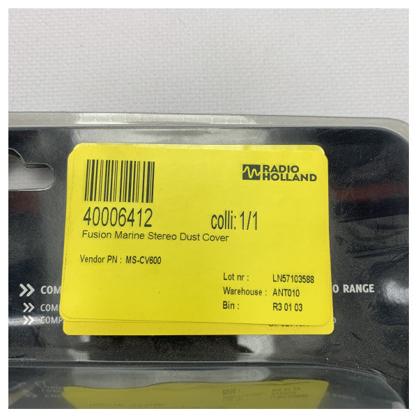 Fusion 500 and 600 Series Radio Dust Cover - MS -CV600