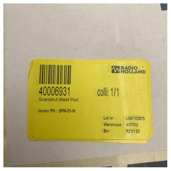 Scanstrut SPM-3I-W 3-Display Scanpod Mastpod