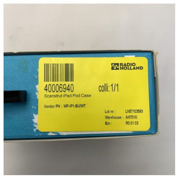 Scanstrut iPad 1 vandtæt etui blå - WP-IP1-BU/WT