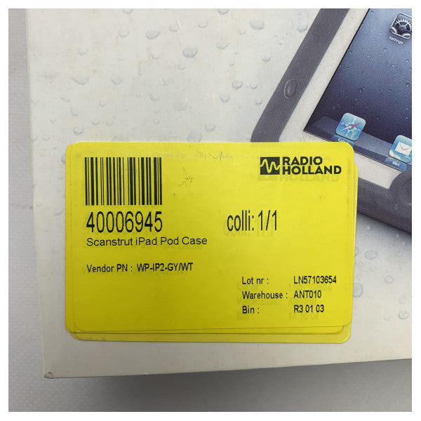 Scanstrut Lifedge Waterproof iPad 2 Case Gray -IP2 -GY/WT