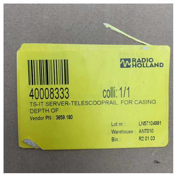 Prowadnice teleskopowe do serwerów Rittal - 3659.180