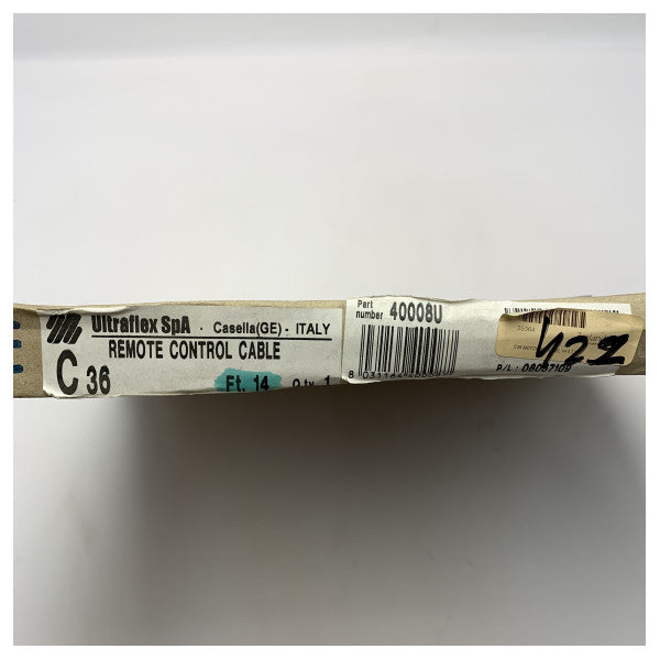 Cabo de controlo do motor Ultraflex C36 - 40008U