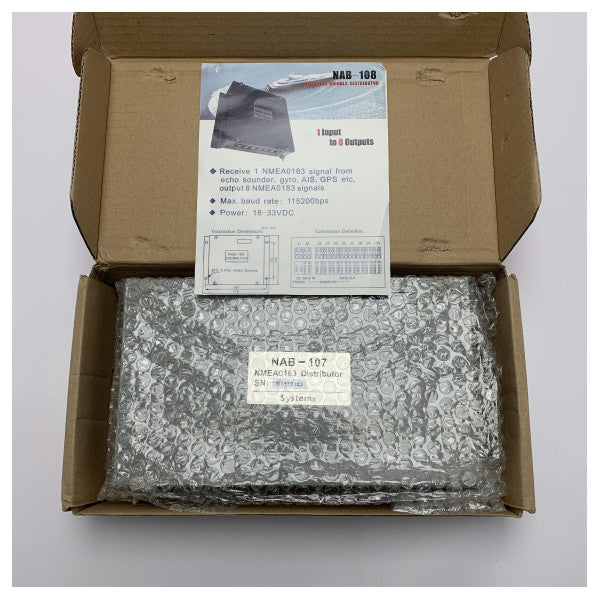 NMEA Buffer NAB -107 - Avansert signalforhandler for maritimt utstyr