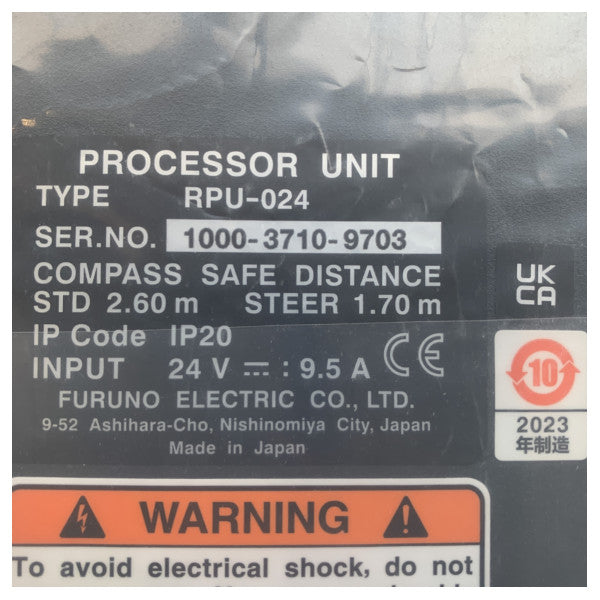 Radar marino Furuno FAR1528BB con RSB120 y RPU024