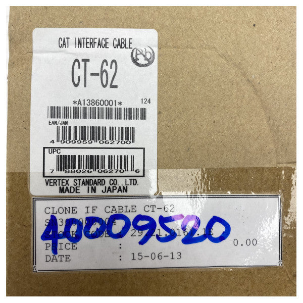 Vertex VX-1700 FTDI programmeringskabel CT-62