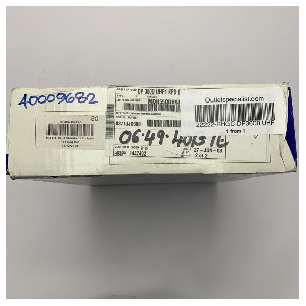 Motorola DP3600 UHF Radju Professjonali li jinżamm fl-idejn