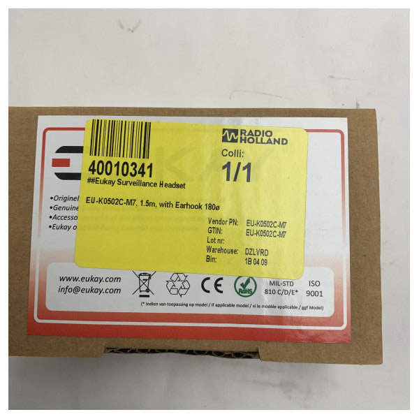 Eukay Marine Noise-Cancelling Headset EU-K0502C-M7 do wyraźnej komunikacji na statkach i w portach