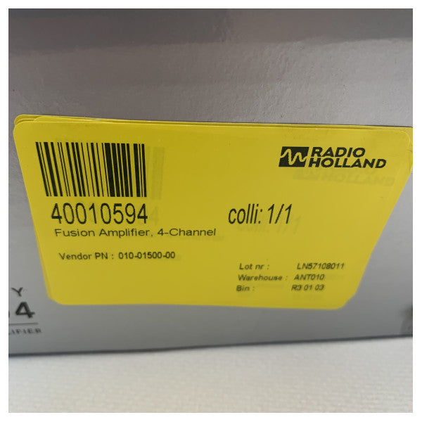 Fusion MS-AM504 4 Channel Amplifier 12V-010-01500-00