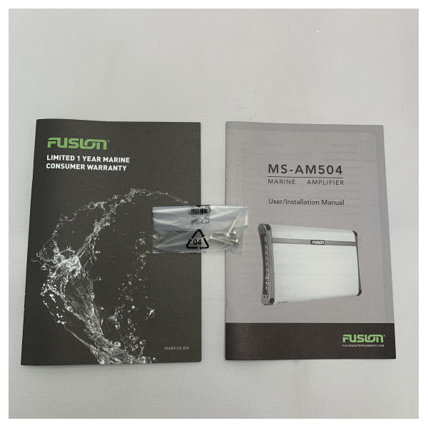 Fusion MS-AM504 4 Channel Amplifier 12V-010-01500-00