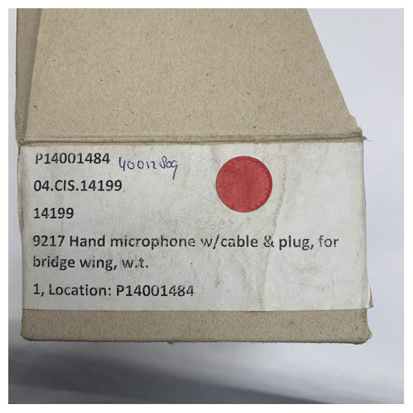 Zenitel P-9217 weatherproof handheld microphone - 4000014199