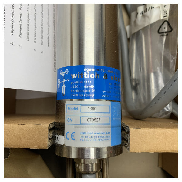Wittich and Visser WindObserver 1390 高精度海上風速計 - 耐久性ステンレス風速計