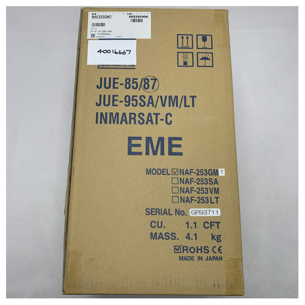 JRC Inmarsat - κεραία C NAF-253GM7