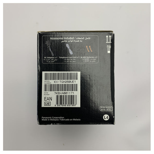 Panasonic KX -TGH260 Wireless Phone bil-Bluetooth - Ħajja tal-Batterija ta '10 Sigħat