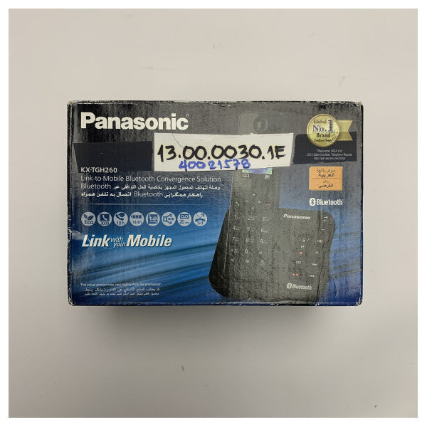 Panasonic KX -TGH260 Wireless Phone bil-Bluetooth - Ħajja tal-Batterija ta '10 Sigħat