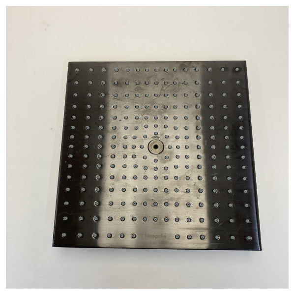 ハンスグローエ E300 レインダンス マット ブラッシュド ブラック シャワーヘッド - 26238340