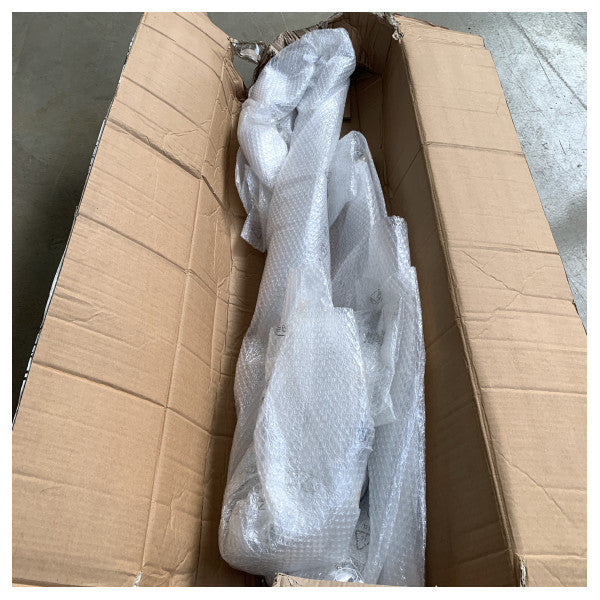 Elka série 70 em aço inoxidável com duche de pavimento amovível e dobrável