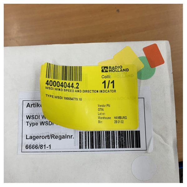 Дейф WSDI Морски индикатор за скорост и посока на вятъра