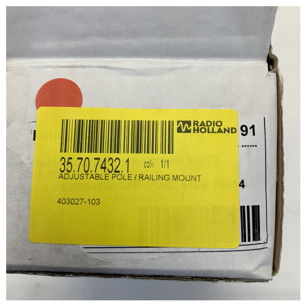 Soporte de montaje de antena marina ajustable Cobham 403027-103 para Mini-C TT-3027