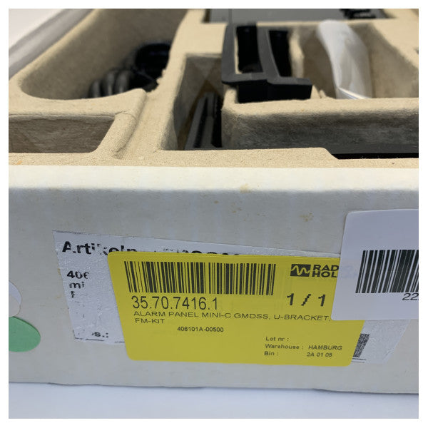Panel de alarma Mini-C GMDSS 6101 del marinero Cobham - 06103A-00500