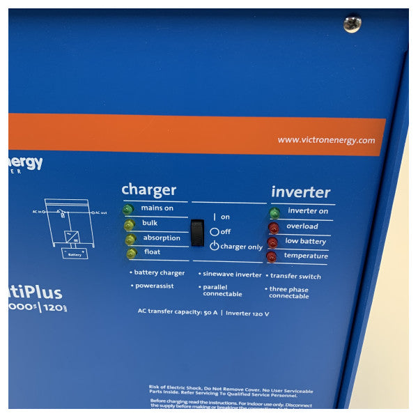 Victron Multiplus 12V / 3000W / 120-50A 120V Φορτιστής Μπαταρίας και Μετατροπέας - PMP122301102