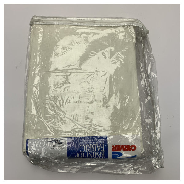 Carver 3 Bogen 67 bis 72 Zoll White Vinyl Bimini Canvas - 402WV