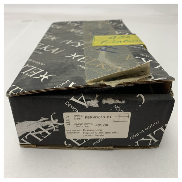 Mydelniczka Elka ze szczotkowanego mosiądzu do zastosowań morskich � Trwały, odporny na korozję i elegancki design