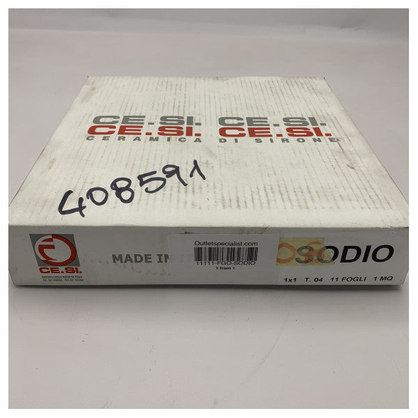 Cesi Fullbody Keraamiset mosaiikkilaatat Natrium White - Kestävä meri-luokan lattia- ja seinäverhous