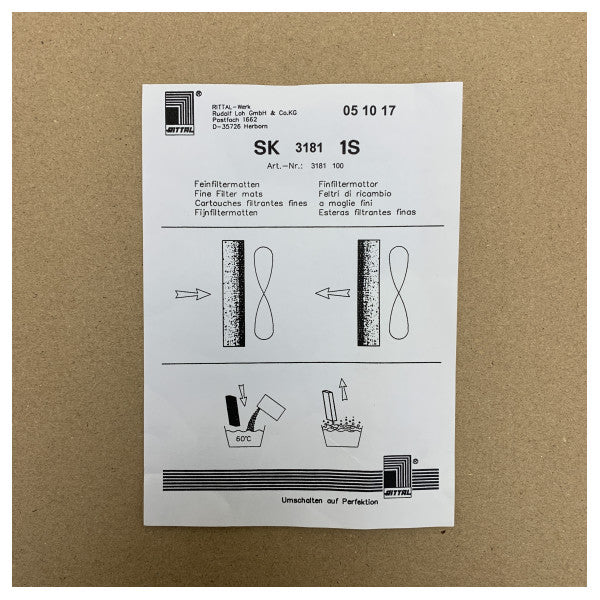 Cartuccia del filtro dell'aria marino Rutter Rital RUT-00651