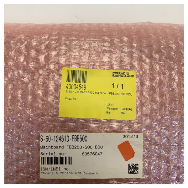 Sailor Marine päälevy PCB FBB250 - 500 BDU S-60-124510