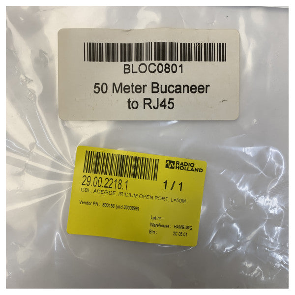 Iridium Pilot OpenPort Cable de 50m ADE a BDE - BLOC0801