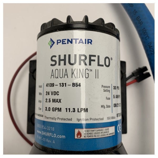 Αντλία πίεσης νερού Shurflo Aqua King 24V - 4139-131-B54