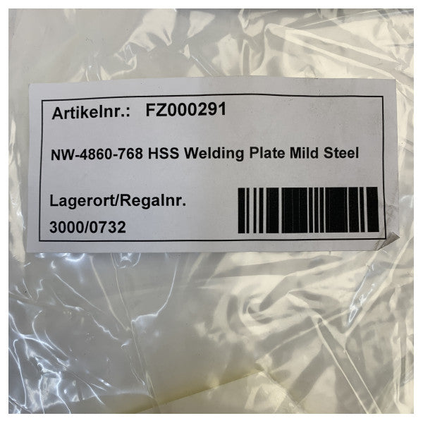 Netwave Stahl-Schweißplatte für NW4000 VDR-Systeme - NW4860-768