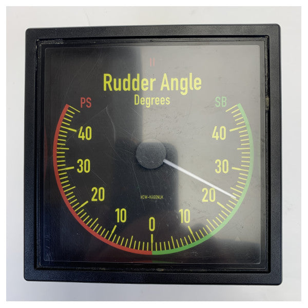 مؤشر زاوية الدفة Deif XL144 عرض 24 فولت 45 درجة