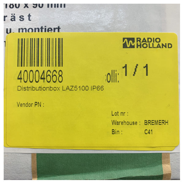 Marin elektrisk anslutningsbox GZ000520 för L3 LAZ 5100 ekolod