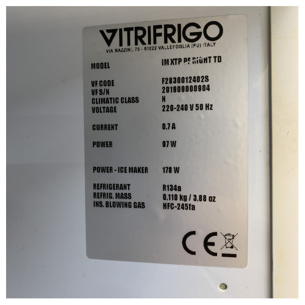 Vitrifrigo IM XTP Einbau-Edelstahl-Marine-Eisbereiter 230V - F2830012402S