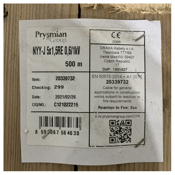 Lapp H07V-K 120mm Svart Batteri / Strömkabel per meter