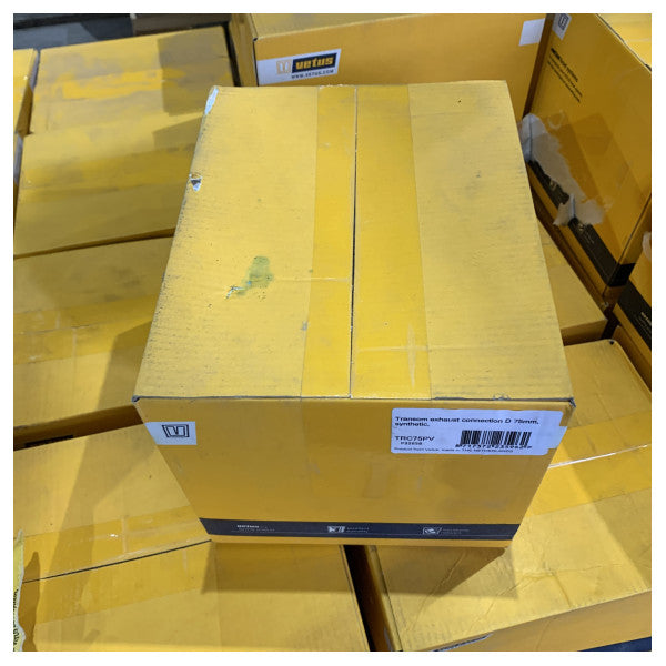 Vetus Tru-Hull Plastik Egzoz Çıkışı Vanalı D75 mm Siyah - TRC75PV