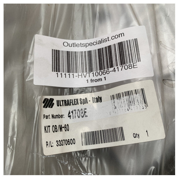 Комплект морски хидравлични маркучи Ultraflex 6 метра за извънбордови двигатели - трайни връзки, устойчиви на солена вода