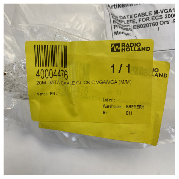 Marine-VGA-Datenkabel für Radarsysteme PL34242 20M