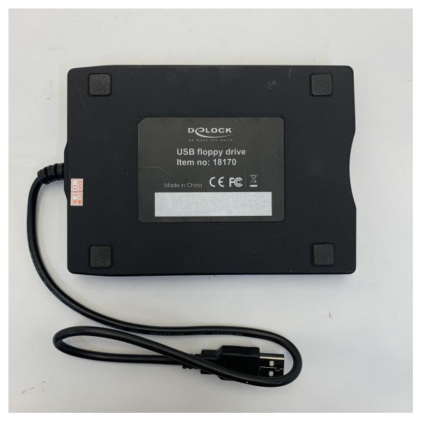 DeLOCK Unidade Externa de Disquetes USB 3,5 polegadas 1,44MB FDD Reader para Windows & Mac